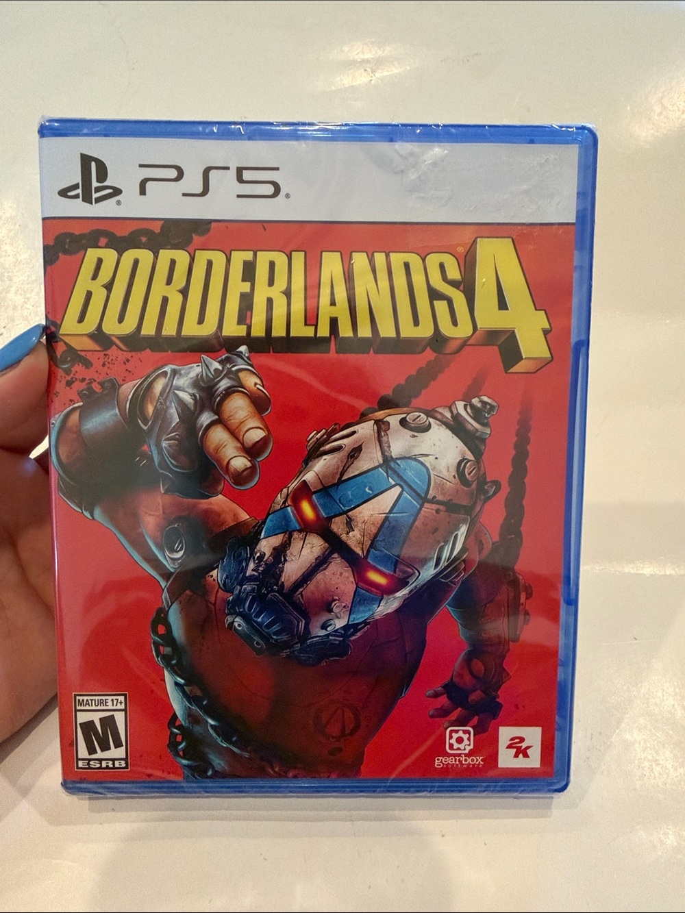 NWT Sony PS5 Borderlands 4 Red Cover Art Mature 17+ Untested.